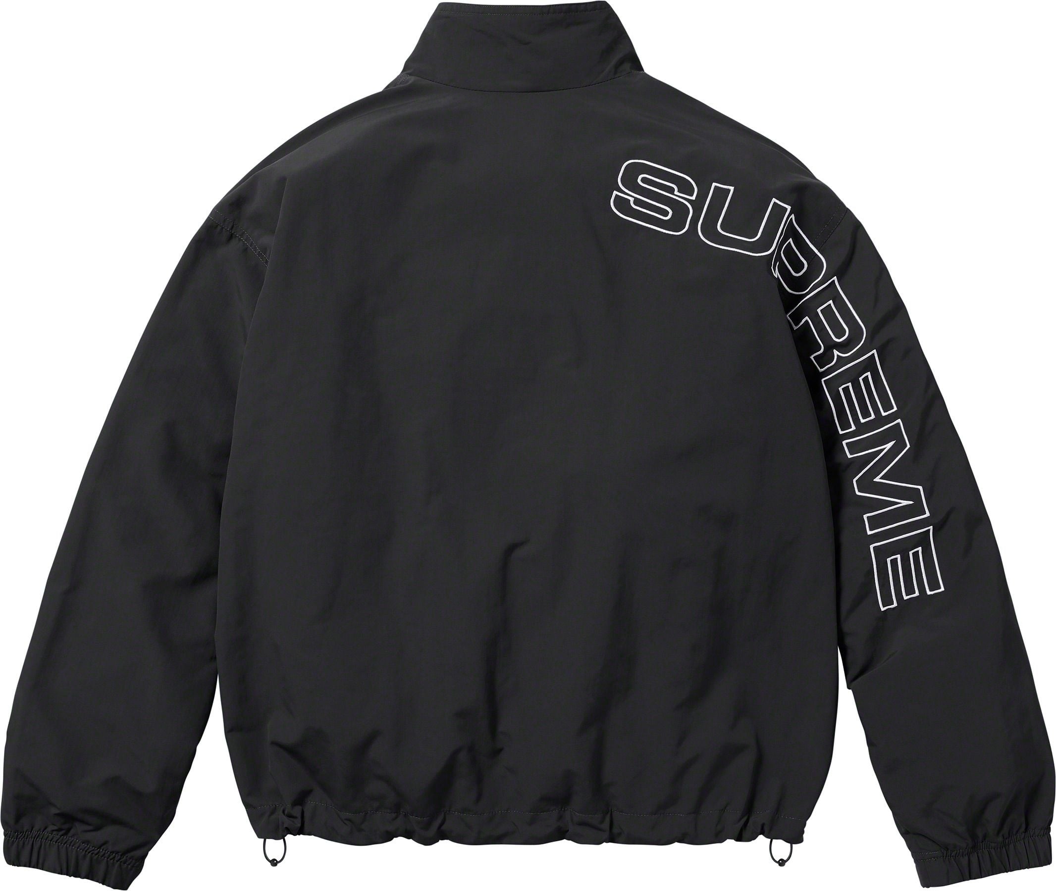 Spellout Embroidered Track Jacket view 9